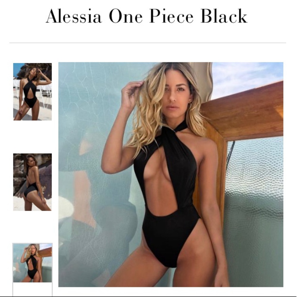 SOLD NWT Plumeria Swimwear one piece